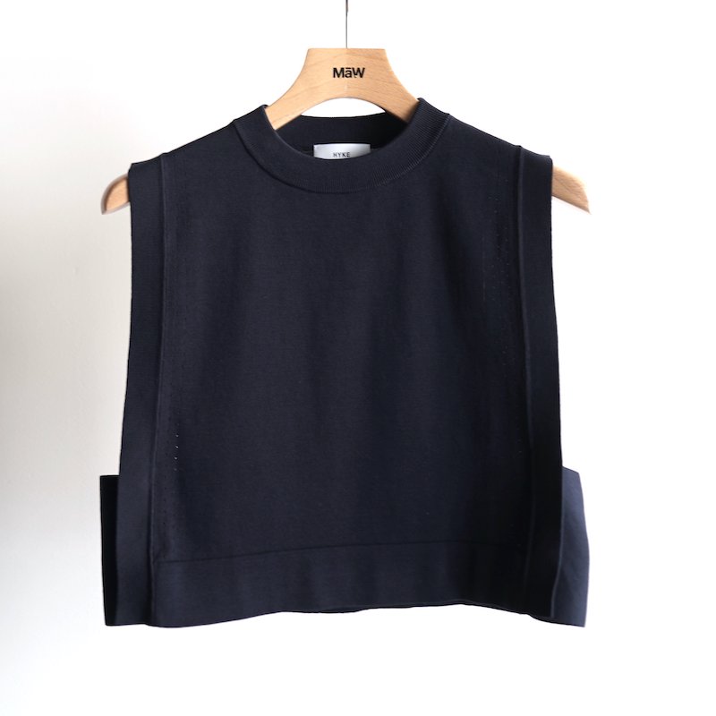<img class='new_mark_img1' src='https://img.shop-pro.jp/img/new/icons50.gif' style='border:none;display:inline;margin:0px;padding:0px;width:auto;' /> [HYKE] ϥ CROPPED TOP SWEATER(NAVY)