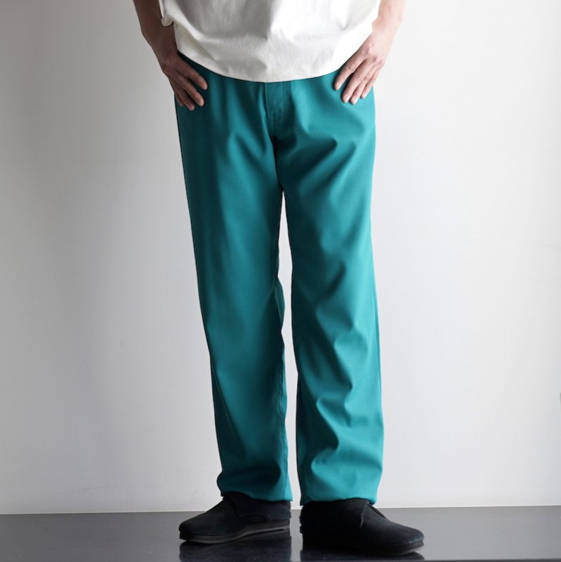 <img class='new_mark_img1' src='https://img.shop-pro.jp/img/new/icons8.gif' style='border:none;display:inline;margin:0px;padding:0px;width:auto;' />[ NEAT ] ˡ Color Poly Viscose Pants (GREEN)