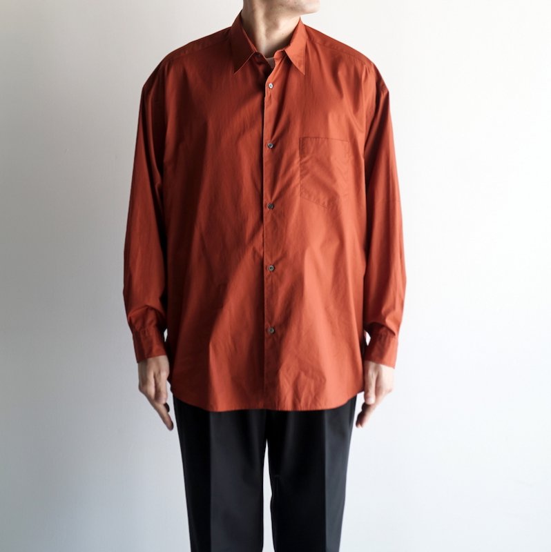 Graphpaper] Broad L/S Oversized Regular Collar Shirt | INS ONLINE STORE  公式通販サイト