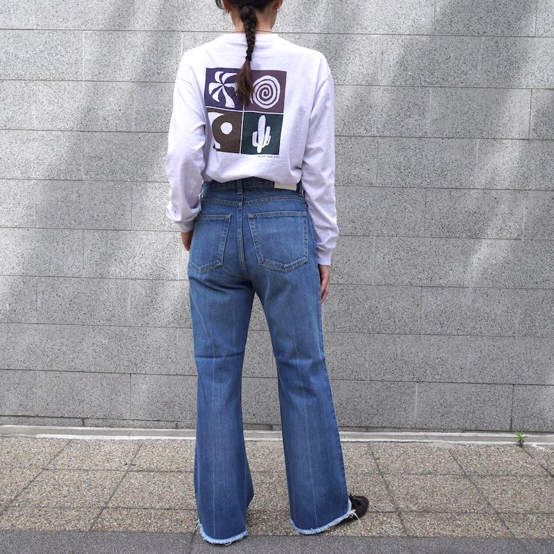 [PHEENY] フィーニー Vintage denim semi flared pants(INDIGO)