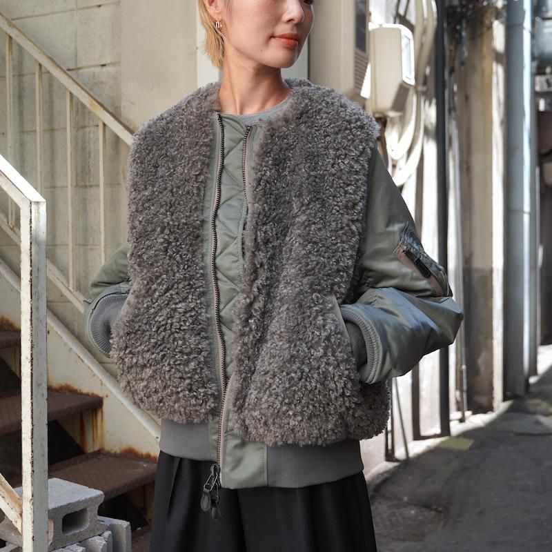 灰草 ilur jacket（OUTERWEAR - INS ONLINE STORE | MaW