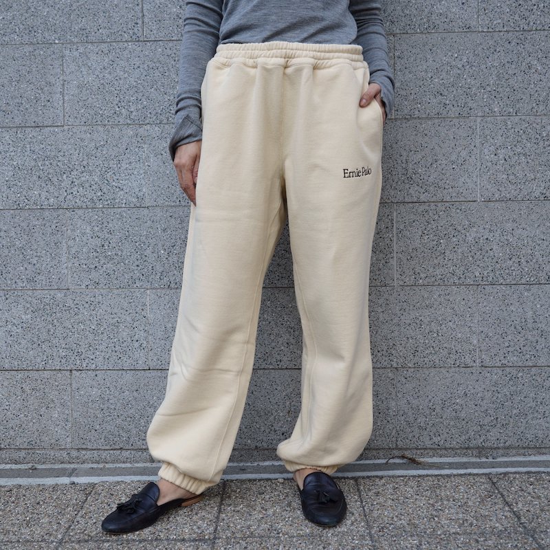 <img class='new_mark_img1' src='https://img.shop-pro.jp/img/new/icons6.gif' style='border:none;display:inline;margin:0px;padding:0px;width:auto;' /> [Ernie Palo] ˡѥ Sweat Pants(IVORY)