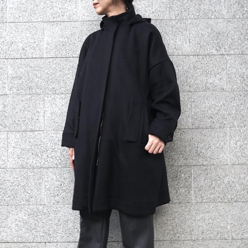 <img class='new_mark_img1' src='https://img.shop-pro.jp/img/new/icons6.gif' style='border:none;display:inline;margin:0px;padding:0px;width:auto;' />[RIM.ARK] ॢ Wool hoodie over CT(BLACK) 