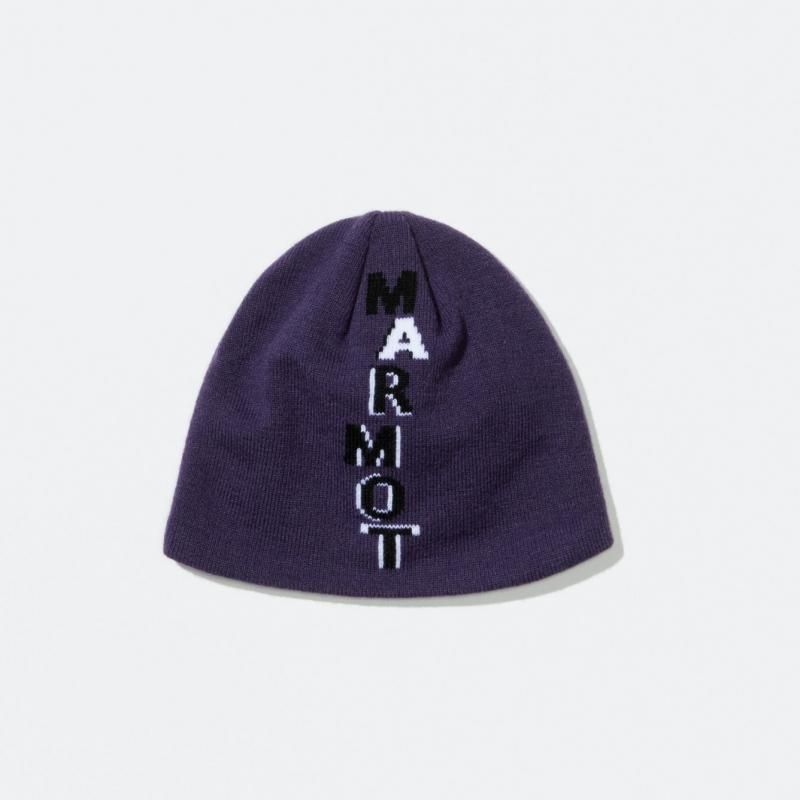 MARMOT CAPITAL] マーモット キャピタル KNIT BEANIE(PURPLE)