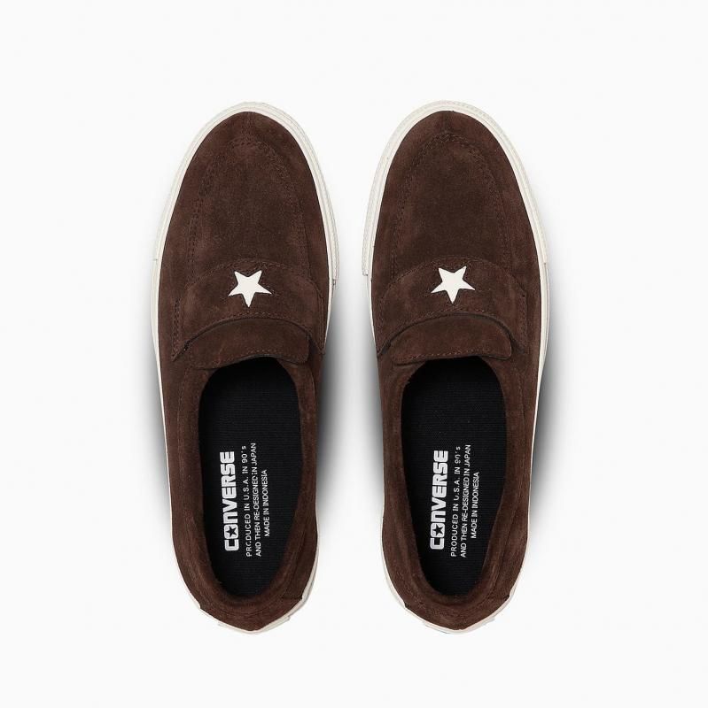 ワンスターローファー　ブラウン　28.0 新品 CONVERSE ADDICT] コンバースアディクト ONE STAR LOAFER | INS