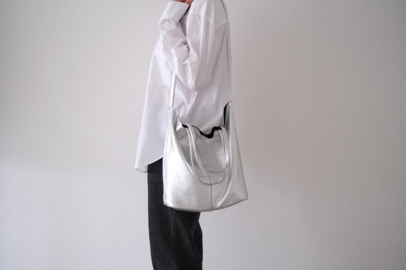 Morphee] モルフェ 3WAY MEDIUM TOTE（M size）SILVER | INS
