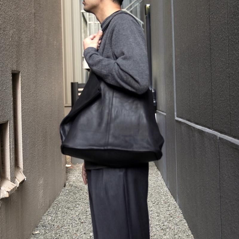 Morphee] モルフェ BIG TOTE TYPE1 （XL size）BLACK | INS