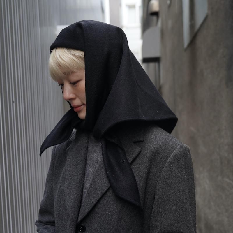 <img class='new_mark_img1' src='https://img.shop-pro.jp/img/new/icons6.gif' style='border:none;display:inline;margin:0px;padding:0px;width:auto;' />[KIJIMA TAKAYUKI]  業 SUPER ANGORA BEAVER TURBAN(BLACK)
 
