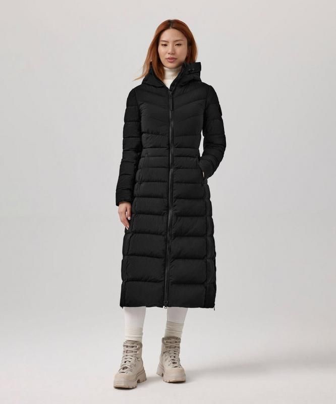 CANADA GOOSE] カナダグース Clair Long Coat Black Label