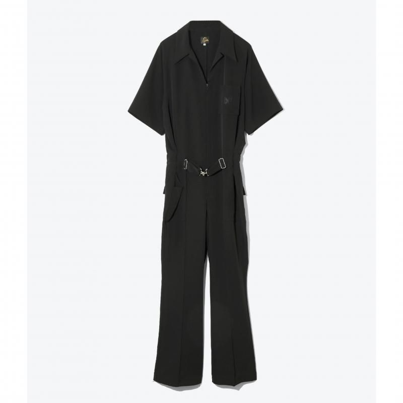 NEEDLES] ニードルズ JUMPSUIT - POLY LIGHT DOUBLE CLOTH(BLACK)