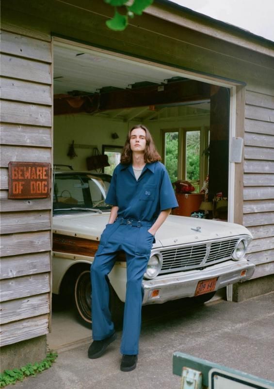 NEEDLES] ニードルズ JUMPSUIT - POLY LIGHT DOUBLE CLOTH(BLACK)