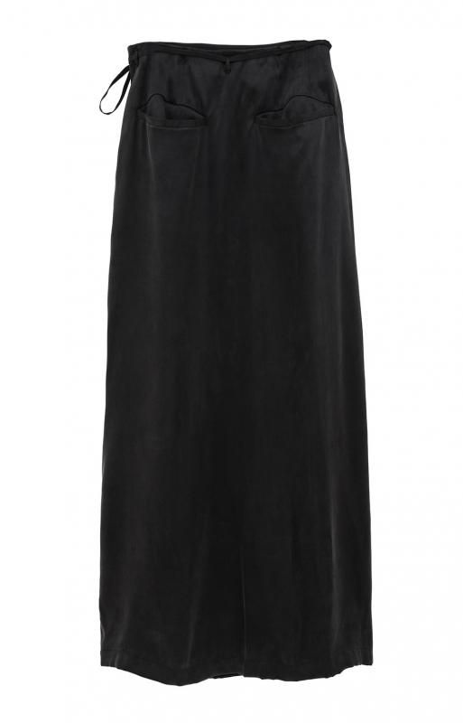 CLANE] クラネ 2WAY ADJUST WRAP SKIRT(BLACK)