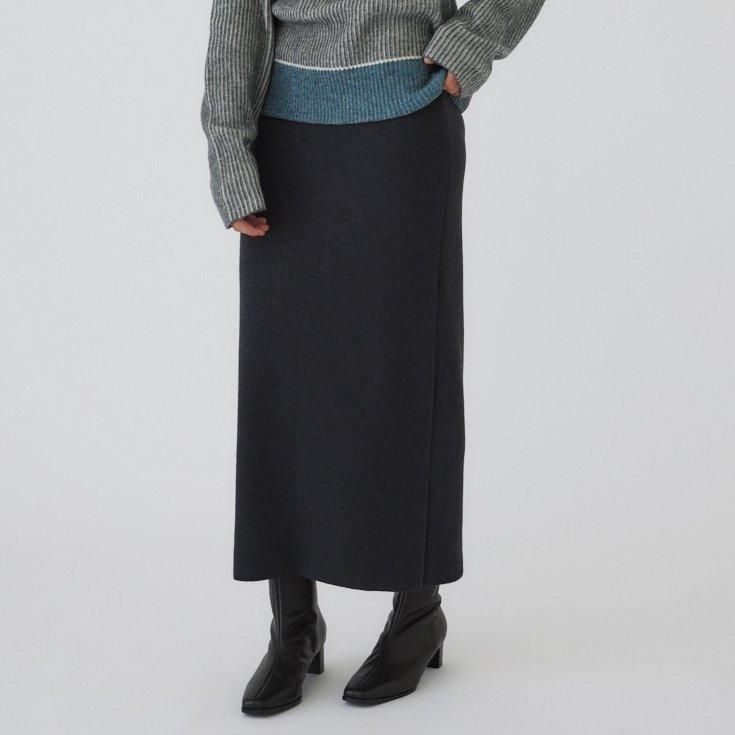<img class='new_mark_img1' src='https://img.shop-pro.jp/img/new/icons6.gif' style='border:none;display:inline;margin:0px;padding:0px;width:auto;' />[RIM.ARK] ॢ 4type basic knit SK(C/GRAY) 