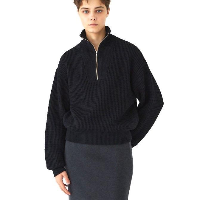 <img class='new_mark_img1' src='https://img.shop-pro.jp/img/new/icons6.gif' style='border:none;display:inline;margin:0px;padding:0px;width:auto;' />[RIM.ARK] ॢ Zip up over knit(C/GRAY) 