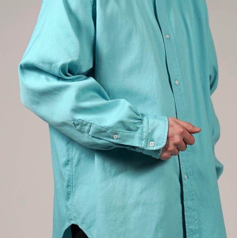 A.PRESSE] アプレッセ Double Weave Twill Regular Collar Shirt