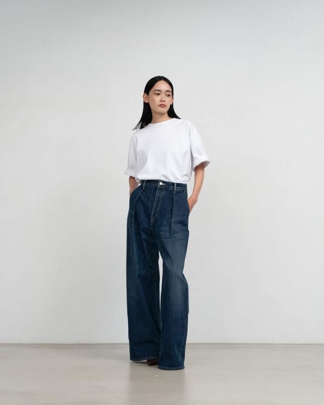 Graphpaper (グラフペーパー) Selvage Denim Two Tuck Pants