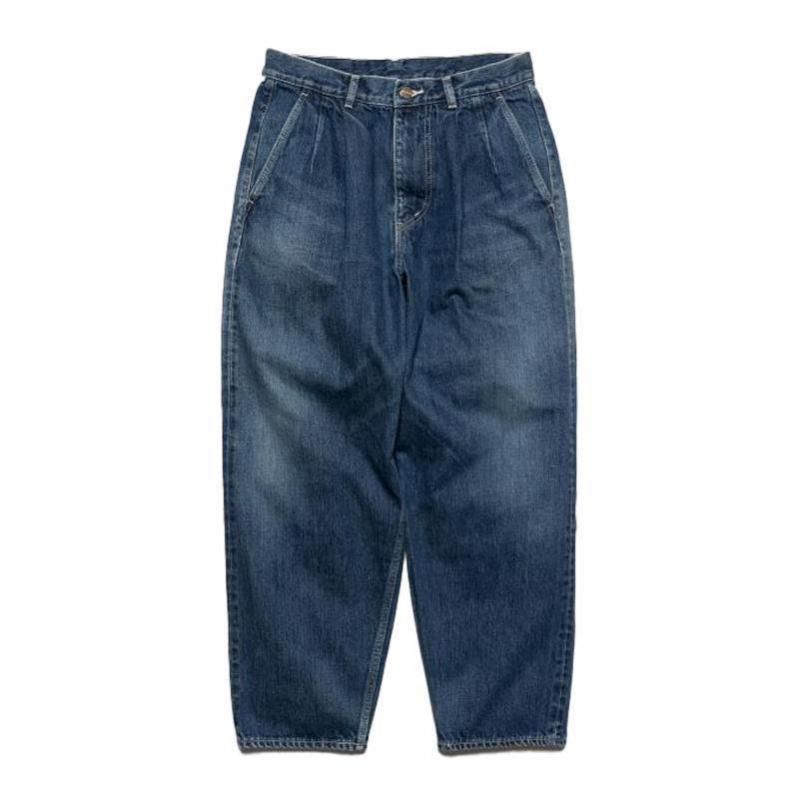 <img class='new_mark_img1' src='https://img.shop-pro.jp/img/new/icons50.gif' style='border:none;display:inline;margin:0px;padding:0px;width:auto;' />[Graphpaper] եڡѡ Selvage Denim Two Tuck Tapered Pants -DARK FADE-  (ƿ)