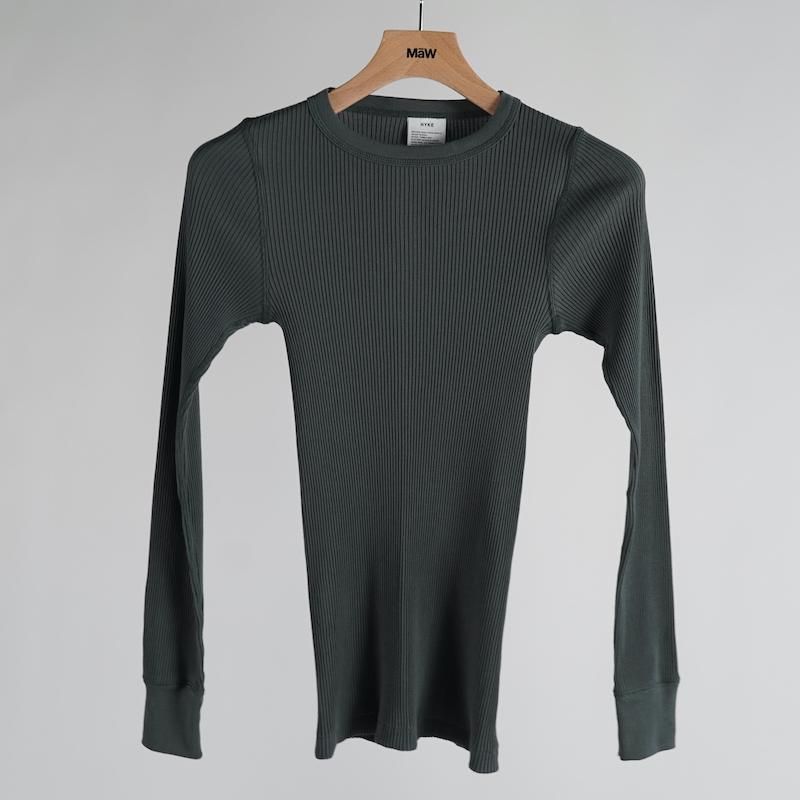 HYKE - 新品未使用タグ付 HYKE LONG-SLV TEE pink サイズ1の通販