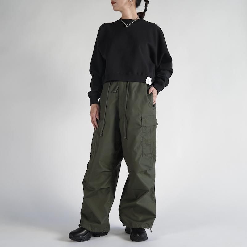 中古・古着通販】HYKE (ハイク) カットオフクロップドスウェット