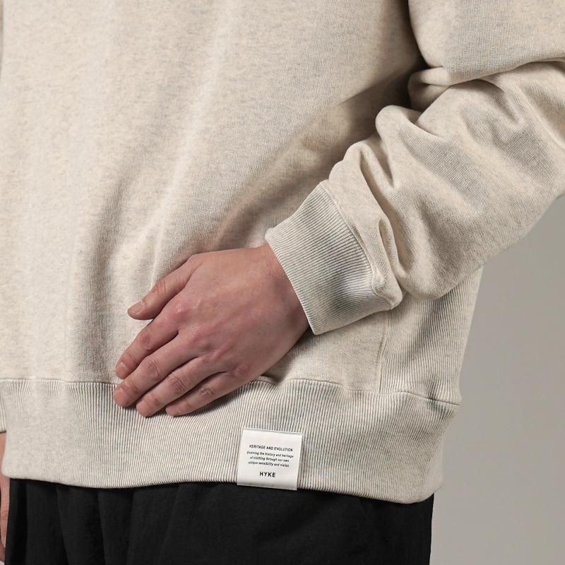 HYKE] ハイク SWEAT SHIRT 