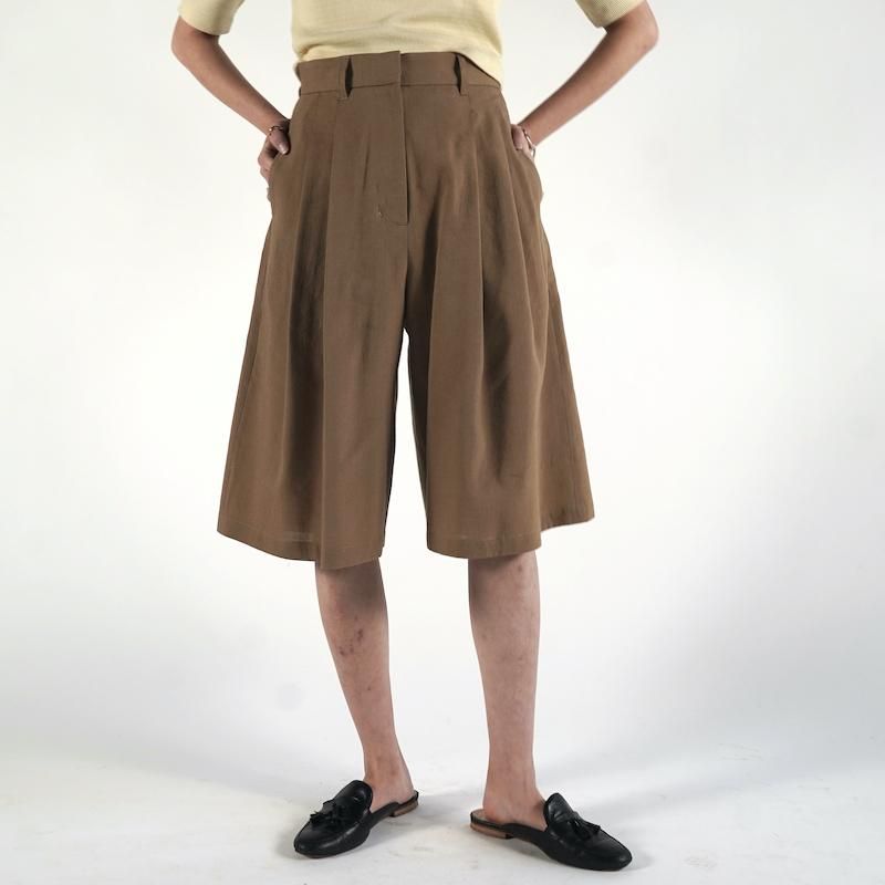 <img class='new_mark_img1' src='https://img.shop-pro.jp/img/new/icons6.gif' style='border:none;display:inline;margin:0px;padding:0px;width:auto;' /> [Ernie Palo] ˡѥ Wool Linen Half Pants(BEIGE)