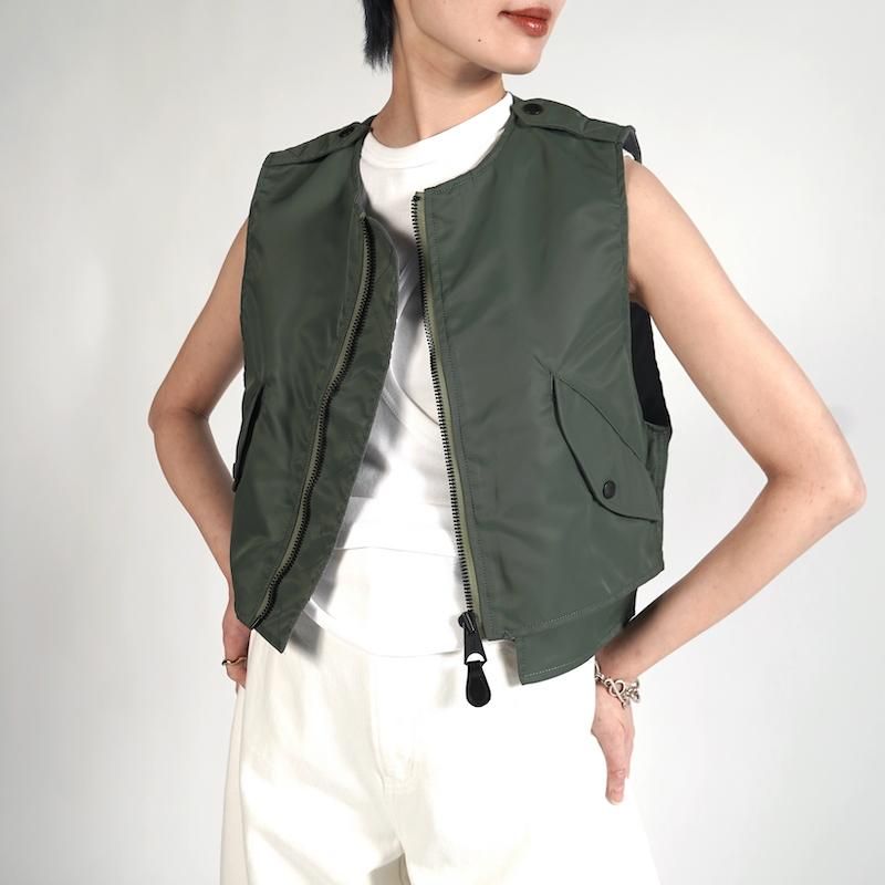 <img class='new_mark_img1' src='https://img.shop-pro.jp/img/new/icons6.gif' style='border:none;display:inline;margin:0px;padding:0px;width:auto;' /> [HYKE] ϥ TYPE L-2A JACKET VEST(OLIVE DRAB)