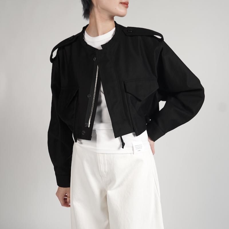 <img class='new_mark_img1' src='https://img.shop-pro.jp/img/new/icons6.gif' style='border:none;display:inline;margin:0px;padding:0px;width:auto;' /> [HYKE] ϥ TYPE M-51 FIELD CROPPED JACKE(BLACK)