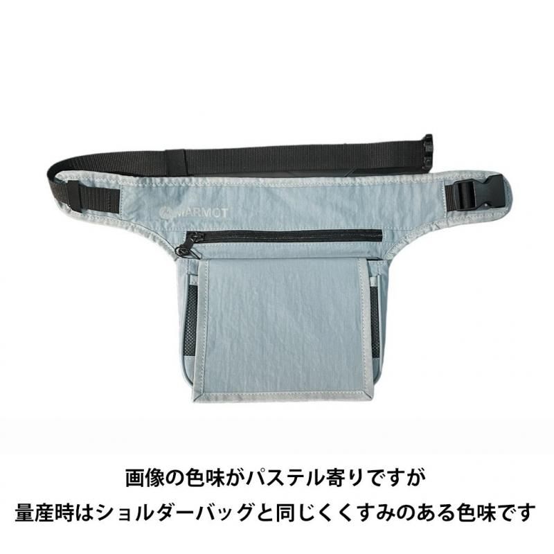 <img class='new_mark_img1' src='https://img.shop-pro.jp/img/new/icons6.gif' style='border:none;display:inline;margin:0px;padding:0px;width:auto;' /> [MARMOT CAPITAL] ޡå ԥ WAIST BAG(ASH BLUE)