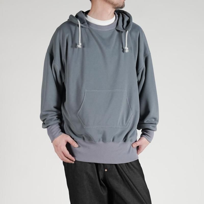 FOUNDOUR ファウンダ 25SS W FACE HOODIEスモークブルー FOUNDOUR ファウンダ 25SS W FACE HOODIEスモークブルー