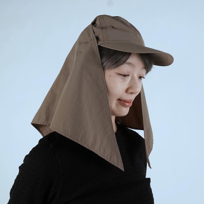 フィーニー☆ナイロンタフタスカーフキャップ 最終価格PHEENY Nylon taffeta cap with scarf