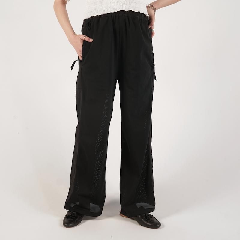 Primeflex mesh gathered pants-プライムフレックスメッシュ