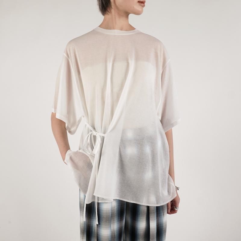 <img class='new_mark_img1' src='https://img.shop-pro.jp/img/new/icons6.gif' style='border:none;display:inline;margin:0px;padding:0px;width:auto;' />[PHEENY] եˡ Cotton nylon sheer drape S/S(WHITE)