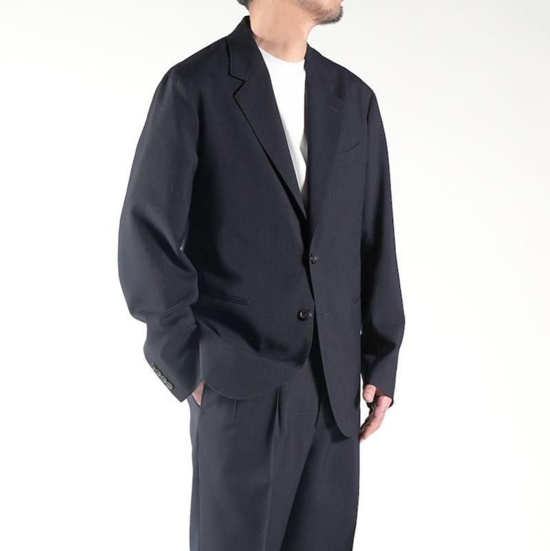 HEUGN] ユーゲン Steve JACKET Wool 2B NAVY -JACKET005- | INS