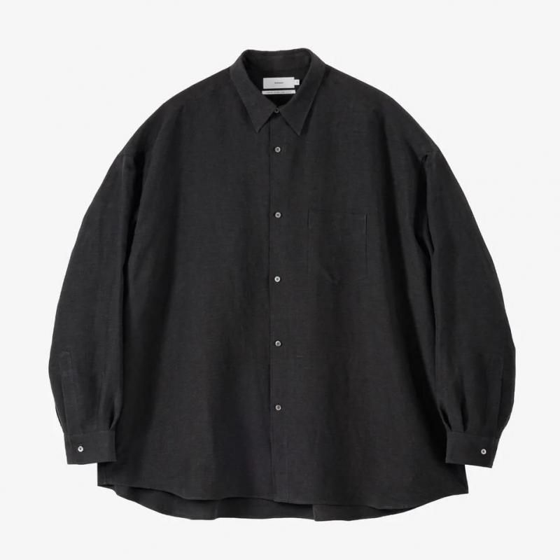 <img class='new_mark_img1' src='https://img.shop-pro.jp/img/new/icons50.gif' style='border:none;display:inline;margin:0px;padding:0px;width:auto;' />[Graphpaper] եڡѡ Linen Cupro L/S Oversized Regular Collar Shirt (ƿ)