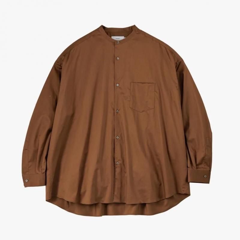<img class='new_mark_img1' src='https://img.shop-pro.jp/img/new/icons50.gif' style='border:none;display:inline;margin:0px;padding:0px;width:auto;' />[Graphpaper] եڡѡ Silicon Poplin Oversized Band Collar Shirt (ƿ)