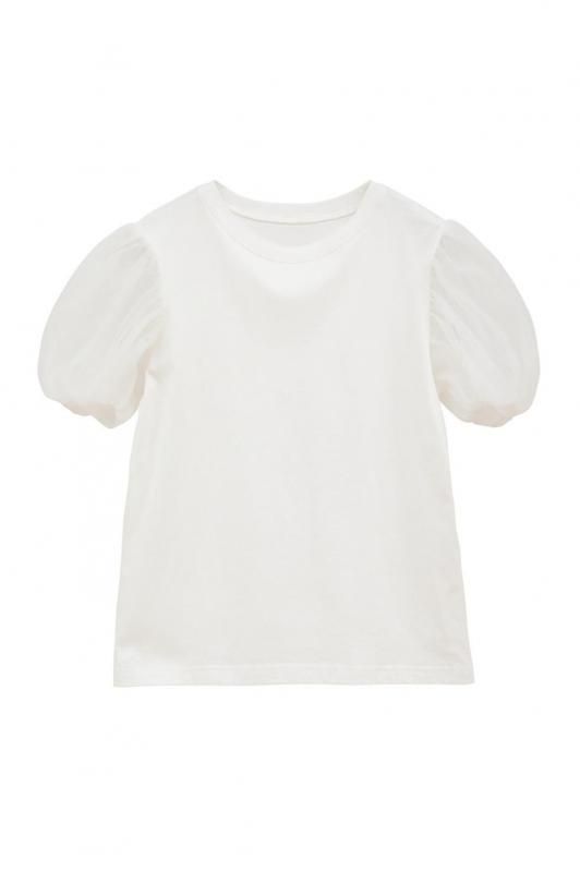 クラネ CLANE TULLE VEST LAYERED TOPS （BEIGE