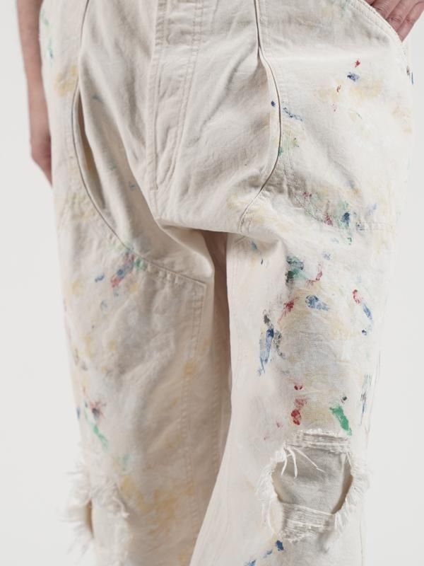 HERILL] ヘリル Splash Painterpants(Natural) | INS ONLINE