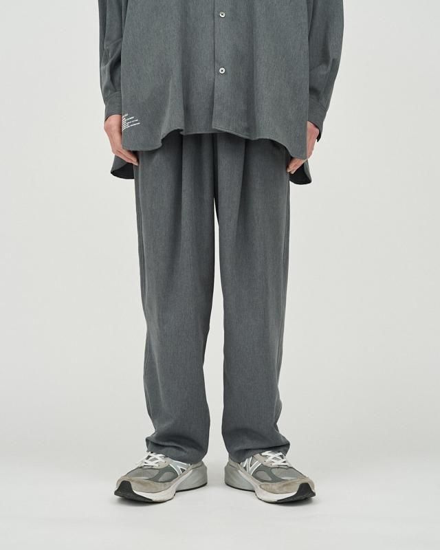 FreshService TWO TUCK EASY PANTS M グレー FreshService / フレッシュサービス】 COOLFIBER TWO TUCK EASY