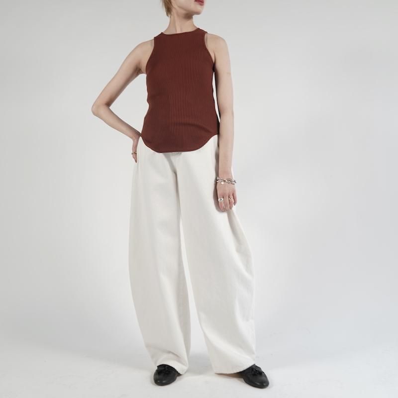 BOWTE] バウト HIGH TWIST COTTON RIB TUNK TOP(各色)