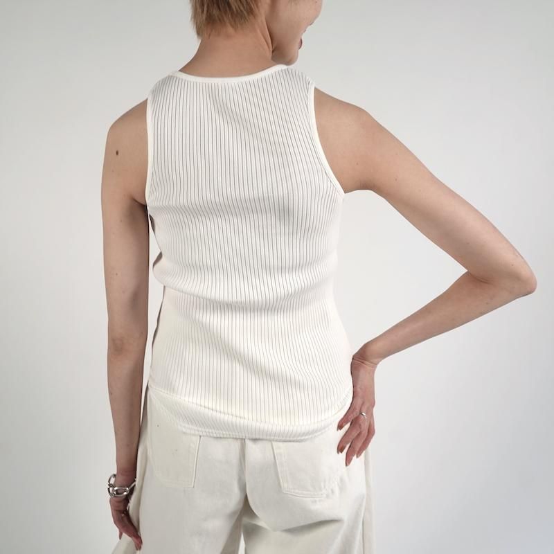 BOWTE] バウト HIGH TWIST COTTON RIB TUNK TOP(各色)