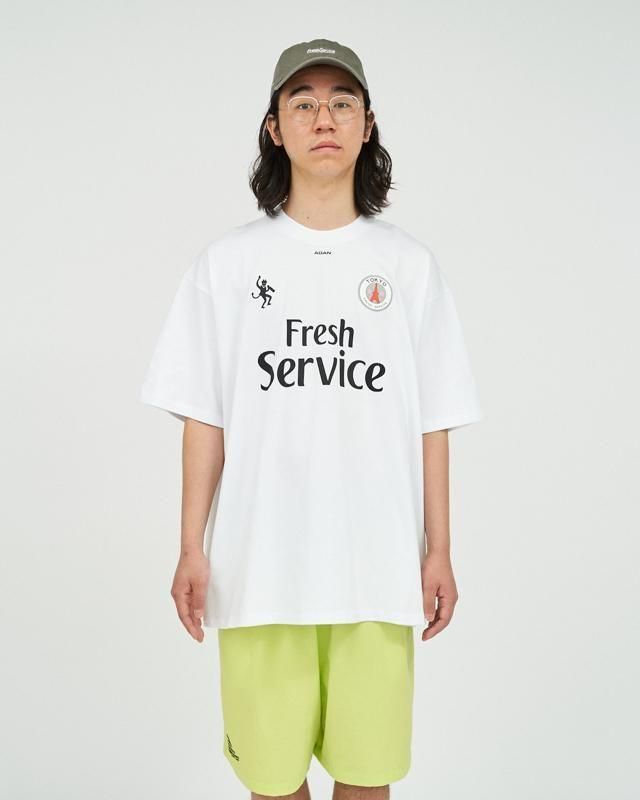 【即完品】FE LOGO CORPORATE S/S TEE フレッシュサービス FE LOGO CORPORATE S/S TEE｜ANYTHING GOES