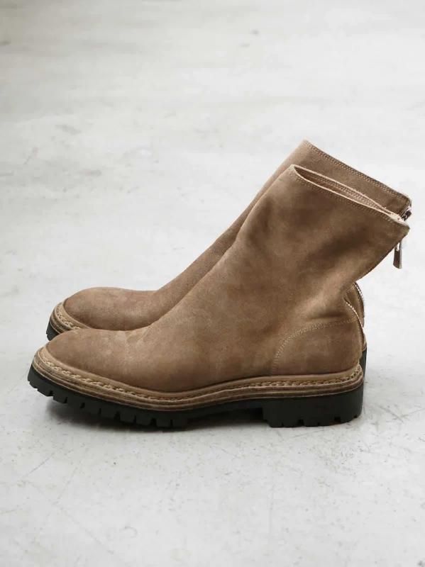 GUIDI グイディ792V スエード Comoli ブーツ ダービーシューズ