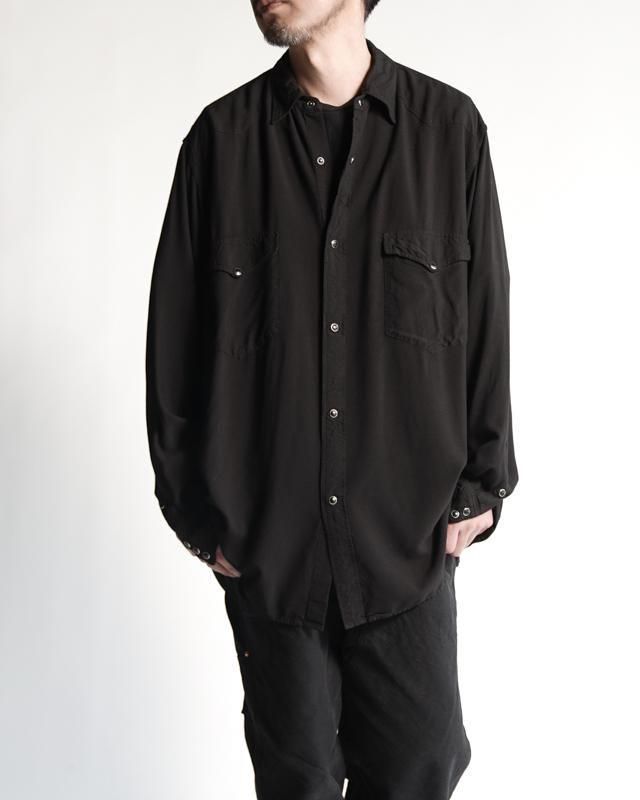 COMOLI] コモリ レーヨン ウエスタンシャツ | INS ONLINE STORE