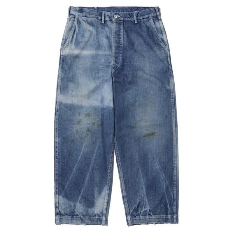 <img class='new_mark_img1' src='https://img.shop-pro.jp/img/new/icons50.gif' style='border:none;display:inline;margin:0px;padding:0px;width:auto;' />[A.PRESSE] ץå US ARMY DUNGAREE DENIM TROUSERS