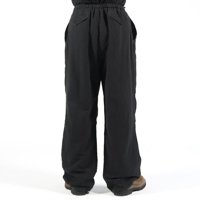 comoli 25ss フェードブラック ニータックパンツB01-03018 3 COMOLI＞フェードブラック ニータックパンツ(B01-03018) | MAKES