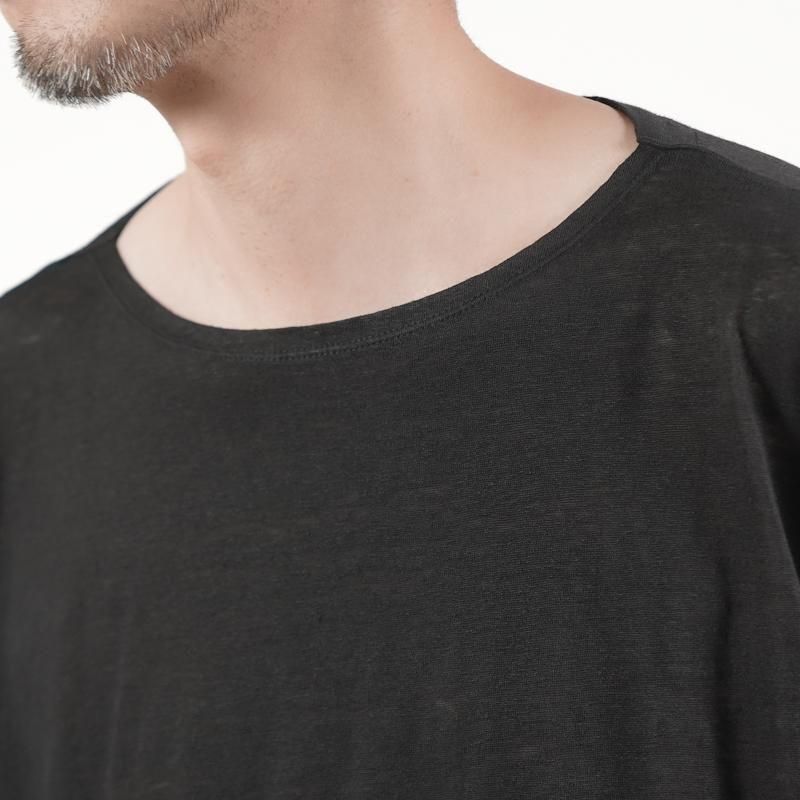 MAATEE&SONS] マーティー & サンズ LINEN S/SLEEVE BOAT TEE