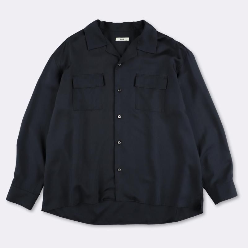<img class='new_mark_img1' src='https://img.shop-pro.jp/img/new/icons50.gif' style='border:none;display:inline;margin:0px;padding:0px;width:auto;' />[BODHI] ܡǥ SILK OPEN COLLAR SHIRT
