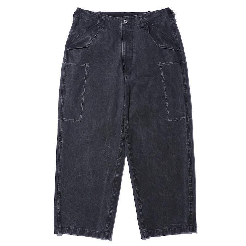 492 A.PRESSE 日本製ネイビー 直線美シルエット 高密度ツイル 2