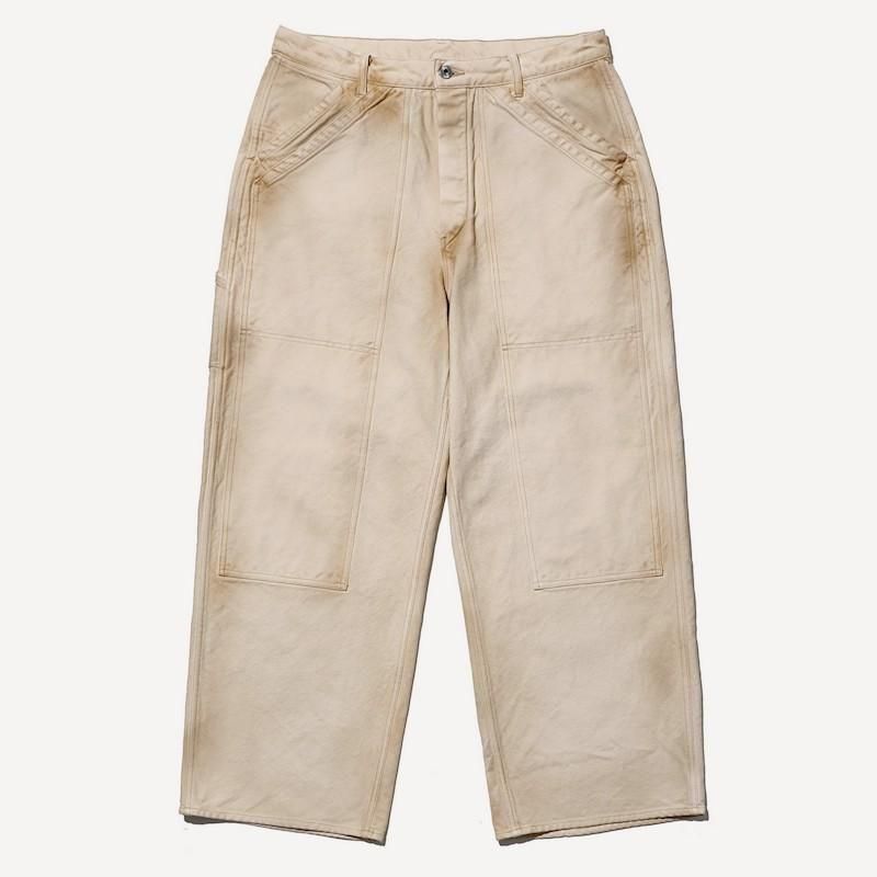 パンツ A.presse Silk Hemp Double Knee Pants A.PRESSE / Vintage Silk Hemp Double Knee Pants (Black) | twelve