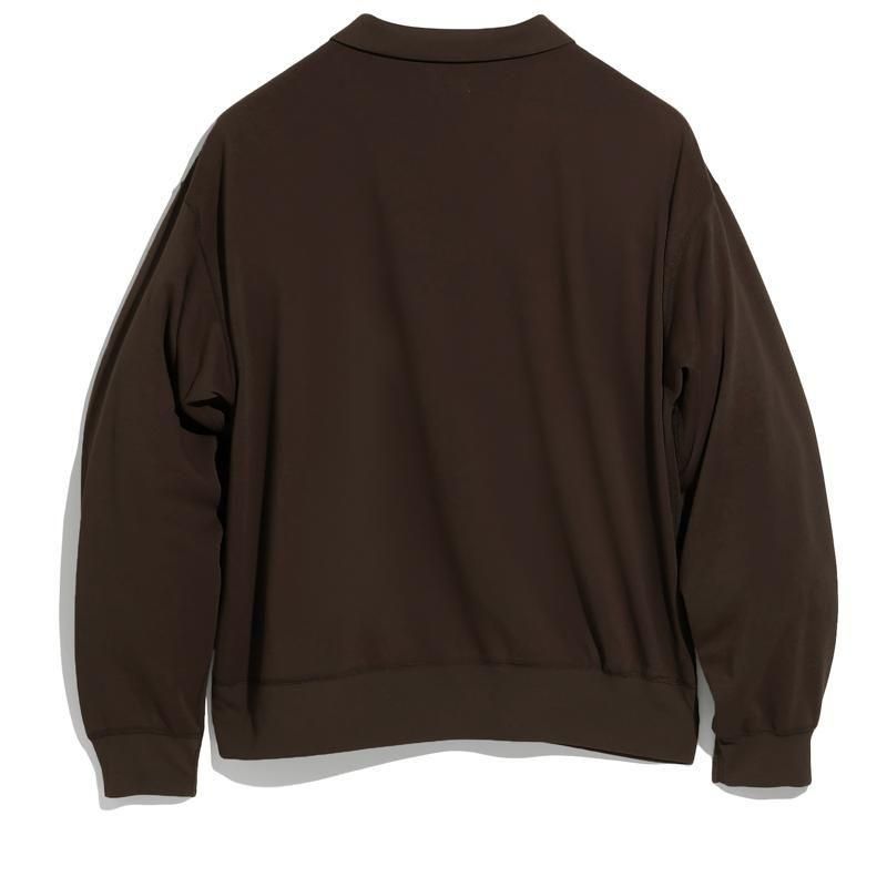 FOUNDOUR]ファウンダ HALF ZIP LONG SLEEVE SHIRT | INS ONLINE